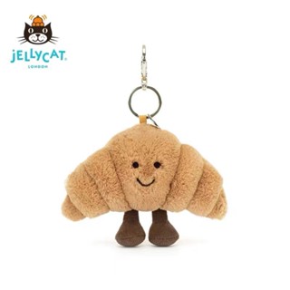 現貨正版 JELLYCAT 可頌吊飾/花生吊飾 鑰匙圈 牛角包 jellycat可頌包包 包掛件 鑰匙掛件 送禮禮物