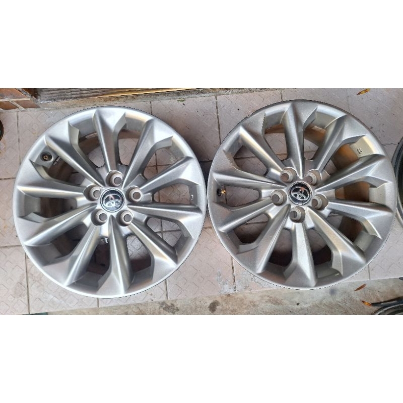 Toyota altis 16吋原廠鋁圈加輪胎 五孔100 5孔100 實體店面安裝
