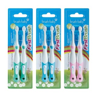 Brush Baby 固齒潔牙刷(2入) - 多款選擇 新生寶寶固齒潔牙組 矽膠牙刷固齒器【樂兒屋】