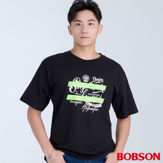 【BOBSON】男款寬版印圖上衣 (74009-88)