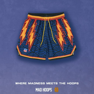 MADHOOPS 美式混合球隊 短褲 跑步褲 健身褲 藍球褲 美式 運動短褲 男生短褲 透氣 排汗 臺中現貨
