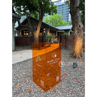 Combon招牌製造所 透光染色橘 壓克力 手工品牌立地招 選物店 商空 眷村 手沖咖啡 室內設計 戶外立招 MIT製作