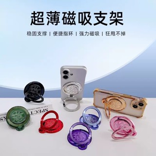 追劇神器 旋轉陀螺發財手機發字支架 解壓新款創意指環橫豎多功能桌面通用 懶人支架 手機架 折疊支架 桌面支架