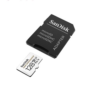 SanDisk HIGH ENDURANCE MicroSD V30 U3 4K 128G 高耐用記憶卡