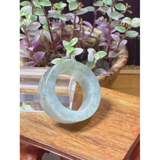 天然翡翠A貨-烏雞寬版戒指 商品編號052305