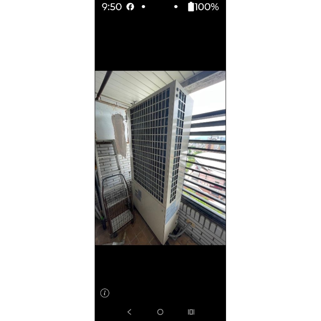 二手中古日立6噸氣冷式冰水機，冷氣，16.3kw，保固3個月，型號RHU-N51A，請詢問大戶藥師