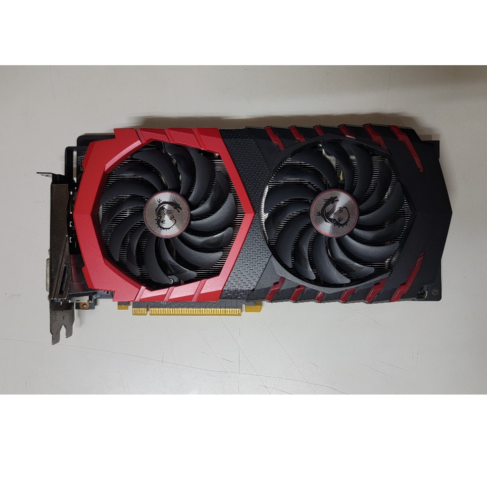 MSI 微星 GTX 1060 GAMING X PLUS 6G 紅龍版 顯示卡 2手良品