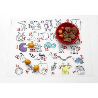 🇺🇸美國Modern Twist 最高等級矽膠mark mat 兒童無毒環保彩繪矽膠餐墊(彩筆4隻已無水) 二手近全新