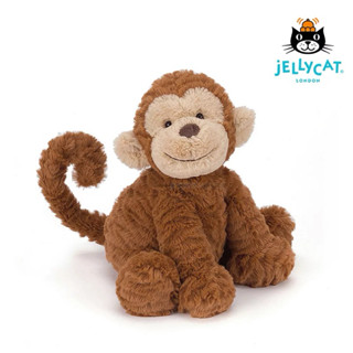 現貨！Jellycat猴子 波浪毛系列Fuddlewuddle Monkey medium 23cm 安撫娃娃 絨毛玩具