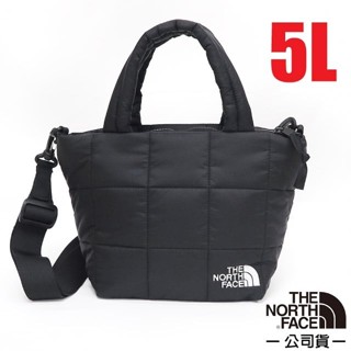 【美國 The North Face】背提兩用托特包 5L NUPTSE MINI 單肩側揹包 隨身提袋/黑 8B20