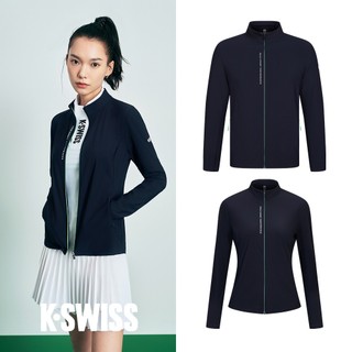 K-SWISS Knit Jacket 運動針織外套 男女 深靛藍