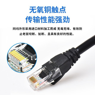 六類網路線 千兆雙絞線 CAT6 電腦寬頻路由器監控超6類1米成品網路跳線
