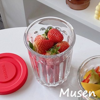 Musen【臺灣現貨】韓式ins風玻璃密封罐儲物罐零食收納罐茶葉罐乾果咖啡豆罐子冰櫃