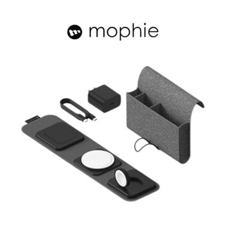 【mophie】MFM磁吸三合一旅行無線充電器 (MagSafe 相容) 無線快充充電盤充電盤耳機充電盤手機充電無線充電