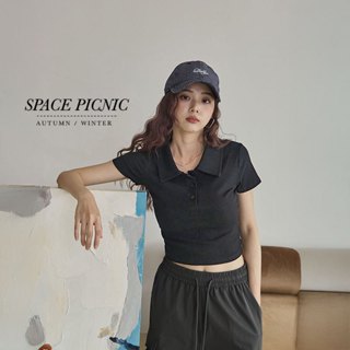 Space Picnic｜polo領短版上衣-3色【2503317】