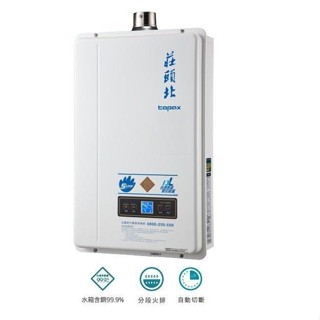 大桃園【舊換新 含安裝】莊頭北TH-7139FE/強制排氣13L熱水器