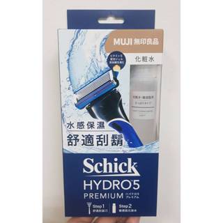 全新 Schick 舒適 水次元5 Premium刮鬍刀超值組合包(1刀架2刀頭+贈化妝水) 舒適牌刮鬍刀