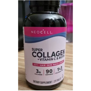 neocell 超級 膠原蛋白 維生素 c 和生物維生素 270 片