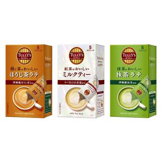 <現貨>日本代購 TULLY'S COFFEE 伊藤園 抹茶拿鐵 奶茶 焙茶拿鐵 福吉茶拿鐵 沖泡飲料