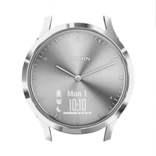 [全新公司貨] 全新品出清 Garmin vivomove HR 極光銀 錶體 (無錶帶) 指針智慧腕錶