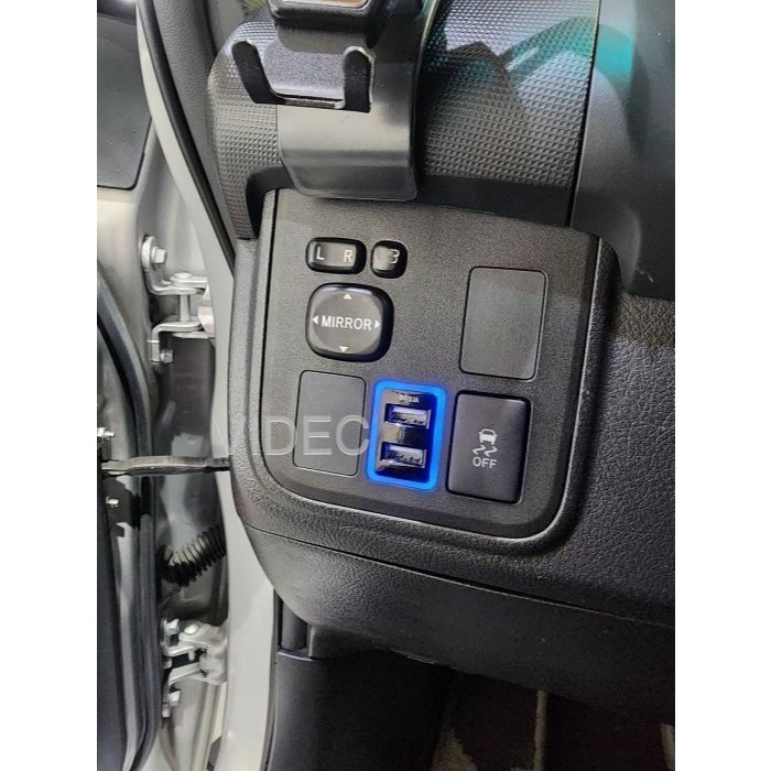 OK商城 HID 豐田 TOYOTA ALTIS VIOS YARIS 原廠 USB 增設 充電 含 LED 燈