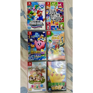 玩家自賣 二手 Switch遊戲片 NS 超級瑪利歐 驚奇 Just Dance 星之卡比 Wii 名偵探皮卡丘 礦石鎮