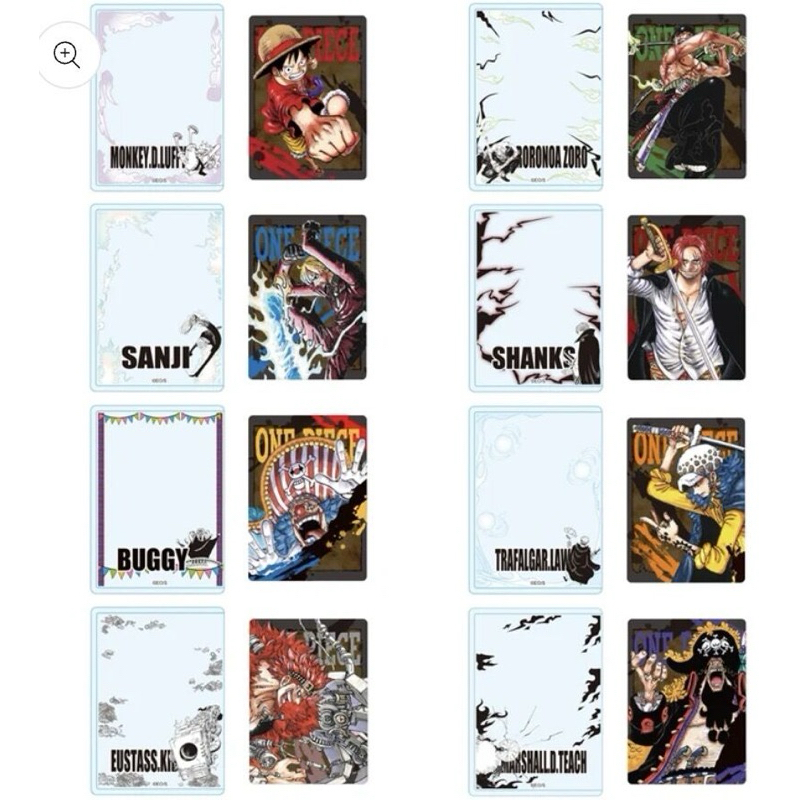 現貨（7/6降價）｜海賊王 航海王 OnePiece Jumpshop js 收藏卡 卡套 羅 魯夫 索隆 香吉士