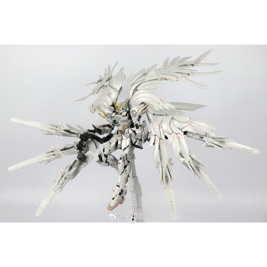 新機動戰紀 GUNDAM W MG Wing Zero 飛翼零式特裝型 天使鋼彈 Ver.Ka 大班 8827 白雪姬