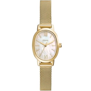 FOSSIL Penny 珍珠貝橢圓形米蘭帶女錶 送禮首選-23x29mm BQ5017