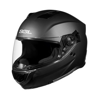 免運【SOL】SF-7 素色 消黑｜SF7｜全罩式｜雙層鏡｜內墨鏡｜安全帽｜SJ騎士館
