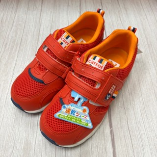 ［出清品］[ 展示品 ]《布布童鞋》【Moonstar】日本3E寬楦速乾紅橘色兒童機能運動鞋