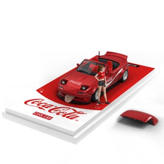 CC 1:64 馬自達 MX-5 模型車 可口可樂塗裝 MX5 Miata COKE 初代 NA6C