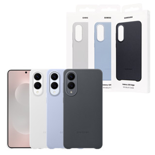 Samsung 三星原廠官方 Galaxy S25 Edge 純素皮革保護殼【盒裝】EF-VS937