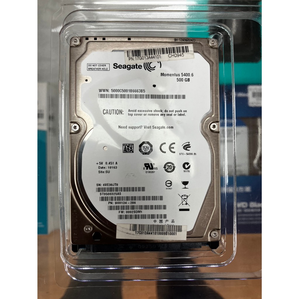 二手良品 希捷 2.5吋 ST9500325AS 500G SATA硬碟 H465