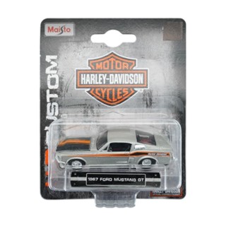 1:64 哈雷塗裝 Chevy 1500 模型車 野馬GT Samba Willys Coupe
