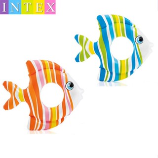 臺灣出貨 intex熱帶魚泳圈59223 可愛泳圈 兒童浮圈 兒童夏天玩水游泳 兒童造型游泳圈 卡通泳圈 成人泳圈 魚