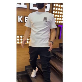 GP&臺灣現貨 短袖男 夏季男t恤新款短袖字母時尚印花ins潮流純棉青年小夥半截袖上衣
