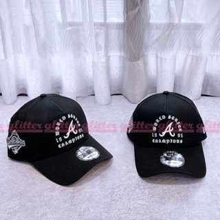 glitter。New Era MLB 9Forty A-Frame 哥德式 字型 亞特蘭大 勇士隊 硬頂 棒球帽
