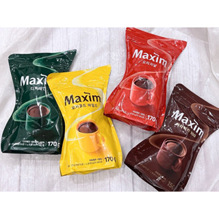 韓貨舖子🇰🇷 Maxim 麥心 經典風味 低咖啡因 咖啡 阿拉比卡100 補充包 黃金摩卡咖啡粉