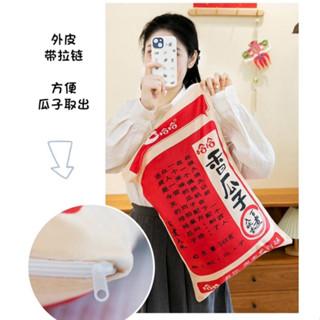 香瓜子娃娃 瓜子抱枕 瓜子造型玩偶 午睡抱枕靠枕療癒娃娃 畢業禮物 生日禮物 創意香瓜子造型沙發枕
