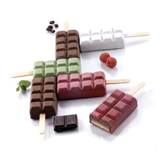 義大利 Silikomart 磚形 冰棒模 2模/組 SF GEL02 CHOCOSTICK