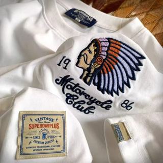 刺繡短袖 大版t桖女上衣 純棉美式復古衣服 重工刺繡短袖t恤 男女圓領大碼女裝 寬鬆百搭上衣 中長款體恤 夏T恤衫