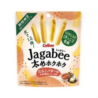 日本 Calbee 卡樂比 Jagabee 明太子奶油薯條 明太子薯條 奶油明太子胖薯條 日本薯條 期間限定