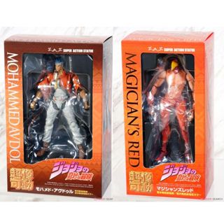 MEDICOS 超像可動 JoJo奇妙冒險 第三部 穆罕默德·阿布德爾+紅色魔術師 可動完成品 東海模型