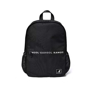 KANGOL 袋鼠 黑色 尼龍 後背包 書包 旅行包 雙肩包 6025320020 [台灣現貨]