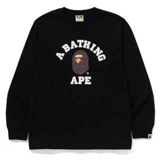 AirRoom 正品現貨 2025SS A BATHING APE BAPE COLLEGE LS TEE 字型 長T