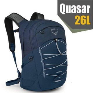 【美國 OSPREY】多功能電腦背包 26L Quasar 13吋筆電 休閒登山背包 書包 日用健行背包 特斯拉藍