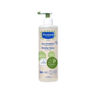 mustela慕之恬廊 有機好橄潔膚水400ml(卸除髒汙 卸防曬) 無香 歐盟ecocert+法國bio認證 麗兒採家