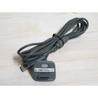 {哈帝電玩}~XBOX360 原廠無線手把 同步充電線 無線手把轉接成有線手把 線長約300公分 少用 功能正常良好~
