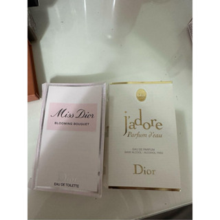 Dior J'adore CD迪奧 真我宣言香水小樣 1.2ml+Miss Dior 花漾淡香水1ml